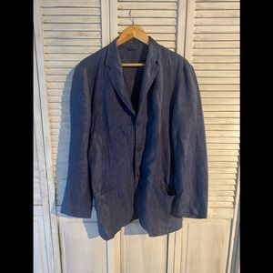 canali sport blazer 100% linen size 50 small